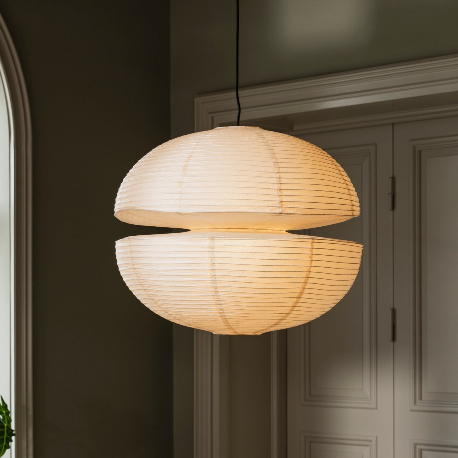 Mela-lampunvarjostin, Ø 60 cm, beige, E27