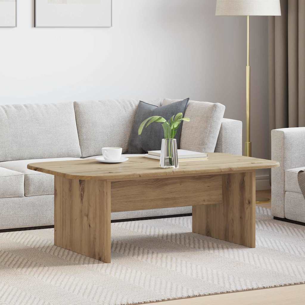 vidaXL Sohvapöytä Artisan tammi 93 x 53 x 33 cm Tekninen puu